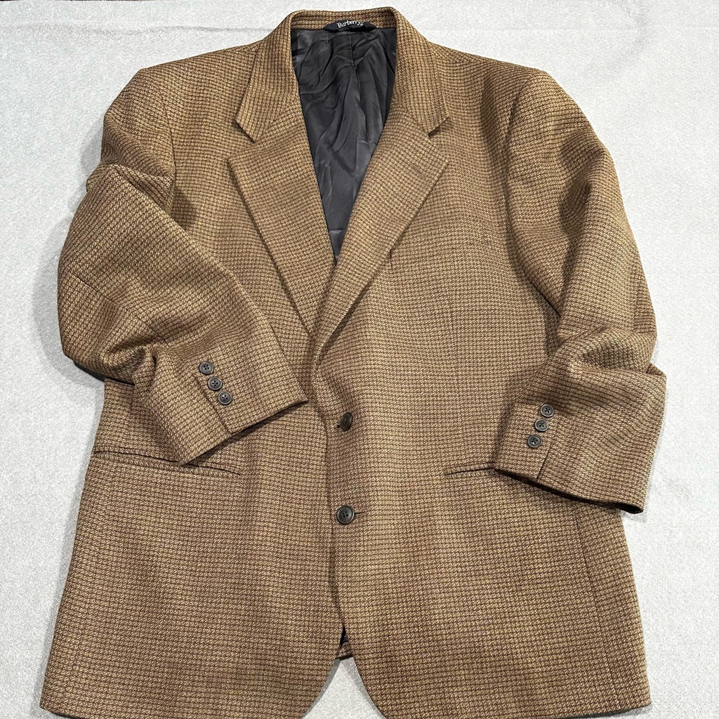 Vintage Burberry Wool Sport Coat